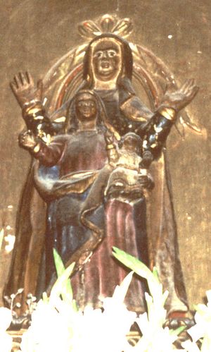 멕시코 오아하카의 성모와 아기 예수와 성 안나