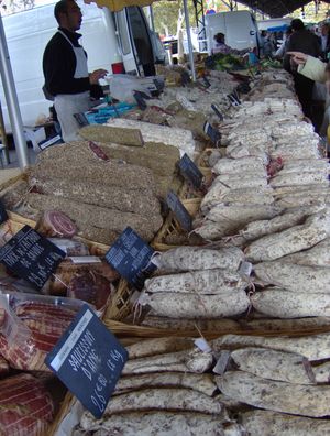 소시지, 모르간 광장 시장