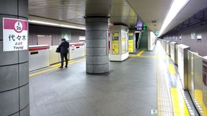 도에이 승강장, 2019년 12월