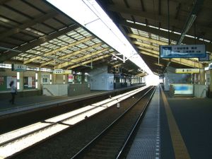 2008년 11월의 역 승강장