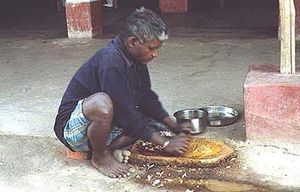 마살라를 가는 인도인