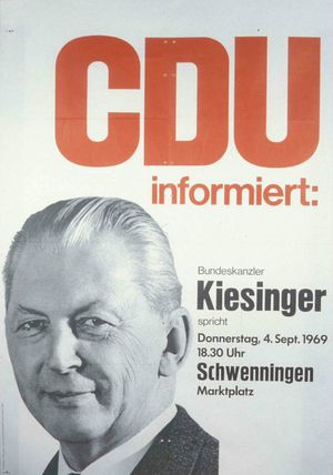 기독교민주연합(CDU) 선거 포스터