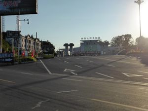 경비병이 있는 경우, 간선 도로에서 촬영