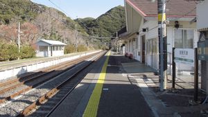 2014년 1월의 승강장