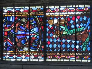 루앙 대성당을 계획하고 건설하는 장인들, 생 쟝 드 라 네프 예배당 (13세기) (Bay 53)