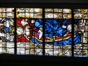 남쪽 익랑의 Bay 32 세부 묘사 (14세기)