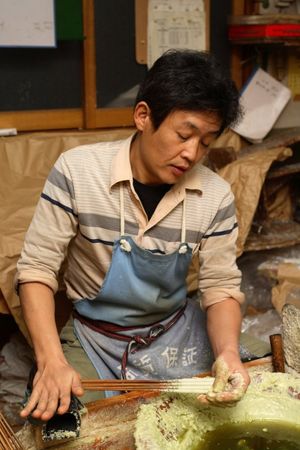 일본 촛불의 제작 풍경