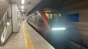 회송 열차로 정차 중인 히노토리