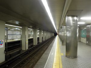 플랫폼 (홈 펜스 설치 전)