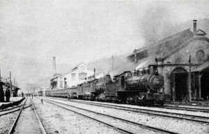 1918년의 유바리역