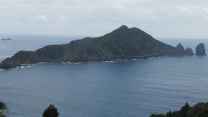 에도 8경 No.4 갓사 미술관 전망대에서 바라본 오키아키메섬