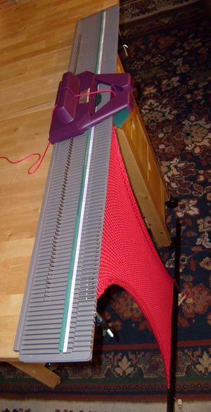 플랫베드 가정용 편물기