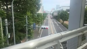 기타요노 데크에서 국도 17호 우라와 방면의 전망