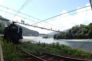 구노와키 다리와 SL