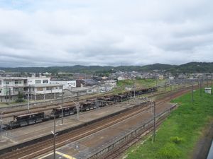 산요 본선에 합류하는 미네선