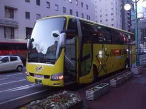 투어 버스 시대의 오리온 버스 전용 색상의 차량. O.T.B. 라이너에서 오리온 버스로 재변경된 후의 컬러링도 이와 거의 동일했다.