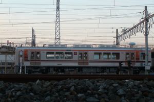 히가시스이타 검차장 부지 외에서 촬영