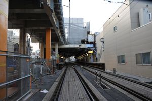 2009년 9월, 고가화 공사 당시 상황