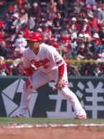 출루 시의 사카쿠라(2019년 3월 12일, 마쓰다 스타디움에서)