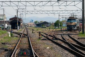 승강장과 측선 (2010년 4월)