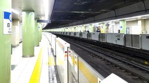 2019년 12월 촬영된 하쿠산역 승강장