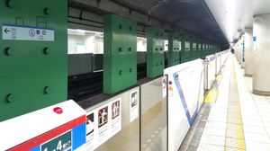 미타선 승강장 (2019년 12월 10일)