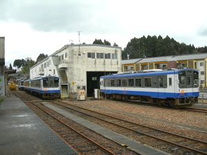 역에 병설된 차량 기지