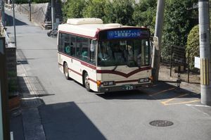 교토산업대학 니켄차야 셔틀 버스 (2018년 10월)