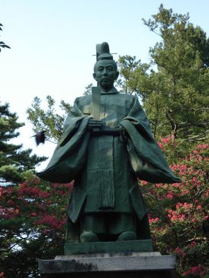 사타케 요시타카 공 동상 (센슈 공원)