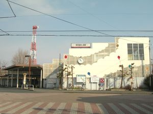 2010년 1월, 개축 전 역 서쪽