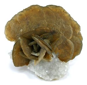 영국 콘월산 장미 모양의 능철석