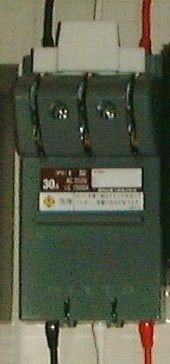 동 구리 단자 부착 퓨즈 내장형 커버 부착 나이프 스위치