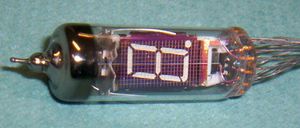 초기 형광 표시관의 예