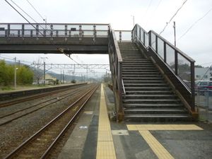 1번 승강장 야나이 방면 모습 (2021년 5월)