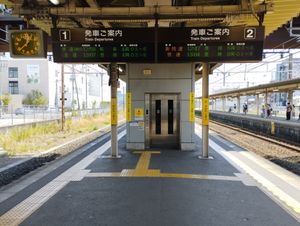 1·2번선 승강장(2023년 5월)