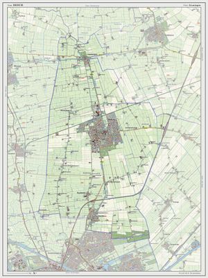 2013년에 제작된 베뒴 시의 지세도