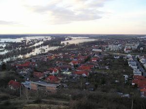 홍수기의 모라바강 모습