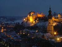 밤의 부르크하우젠 성