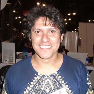 2008년 4월 행사의 《그린 랜턴》 화가 이방 헤이스.