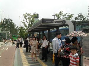 5번 승강장의 모습