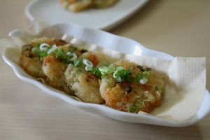 건새우(말린 새우) 감자전