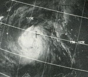 1972년 11월 6일 태풍 파멜라