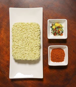 도시락 라면 재료