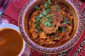 비스크라 지역의 알제리 샤크슈카