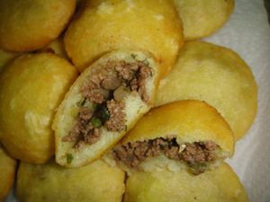 쌀 껍질로 속을 감싼 이라크식 쿠바