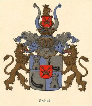 가벨 가문의 문장