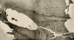 1899년에 그려진 니카라과 운하 구상도