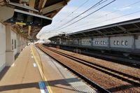 2번 홈 서쪽 끝에서 동쪽을 바라봄(2021년 2월)