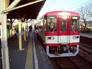 미카와선 폐지 직전의 2번선(2004년 2월)