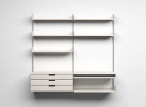 디터 람스가 디자인한 비초에의 606 유니버설 선반(606 Universal Shelving System), 1960